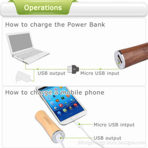 High-quality 2,600mAh Portable Mobile Charger
